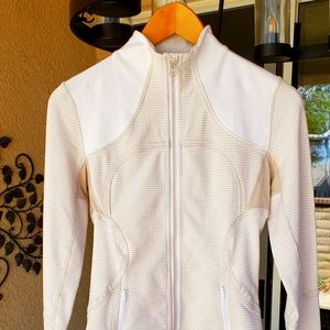 Lululemon Forme Jacket White & Polar Cream